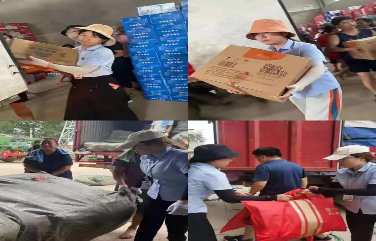 组织社区学院志愿者，到抗洪抢险的风口浪尖上百练成钢