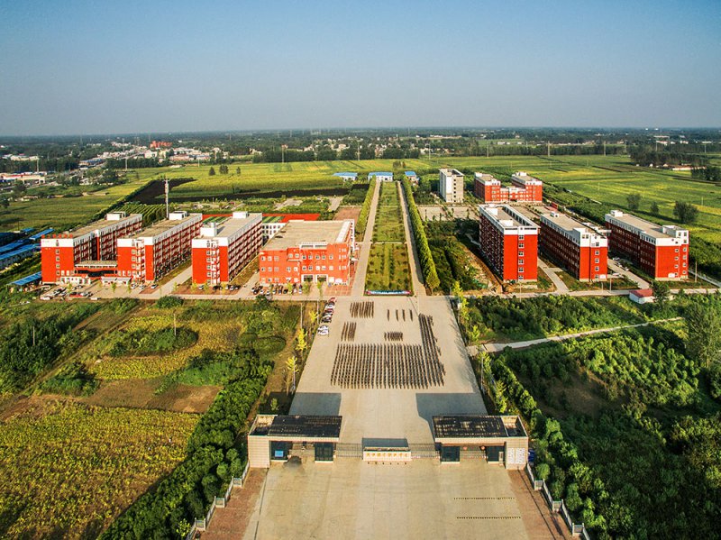 周口市联营职业中等专业学校鸟瞰图