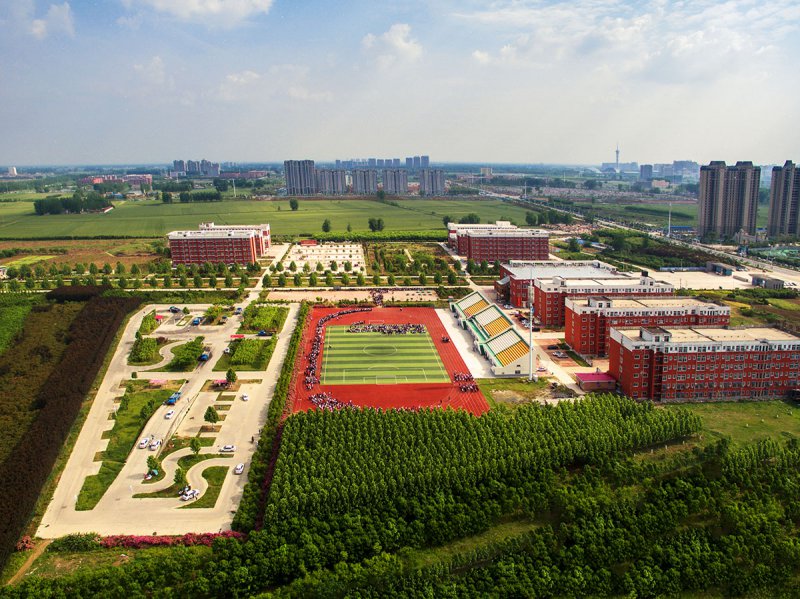 周口市联营职业中等专业学校鸟瞰图（二）